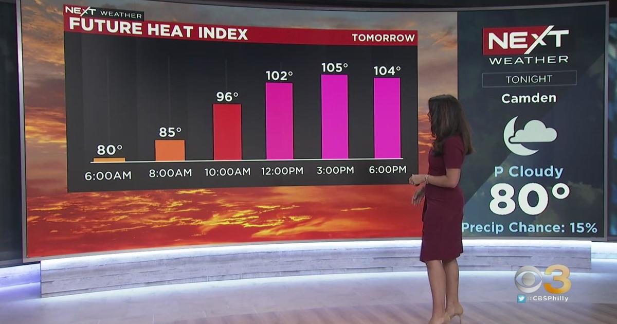 Philadelphia weather: Oppressive heat continues - CBS Philadelphia