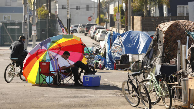 The story is a wrap-up of the 20 homeless shelters Garcetti has established. It focuses on their record in getting people into housing and on Garcetti's promise to maintain clean streets around them. We've picked out three for photos. This assignment cove 