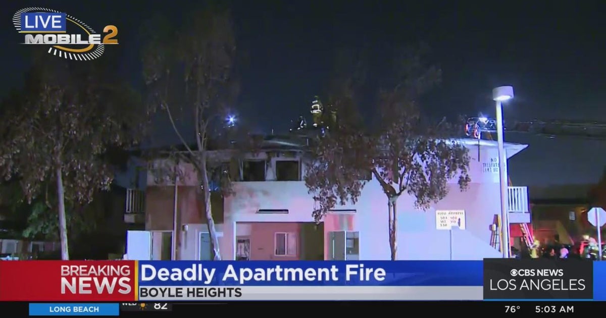 Firefighters locate body of a person inside burnt out apartment
