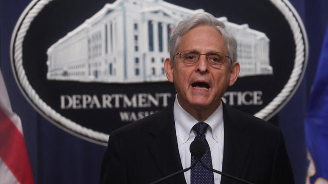 U.S. Attorney General Merrick Garland speaks about the FBI's search warrant served at the home of former President Donald Trump in Washington 