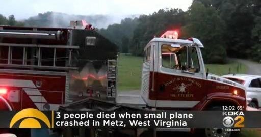 Small plane carrying at least 3 crashes in West Virginia CBS Pittsburgh