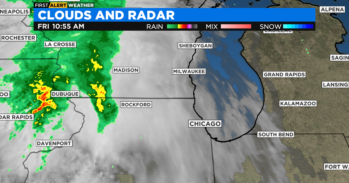 Chicago First Alert Weather: Shower chance Saturday morning - CBS Chicago