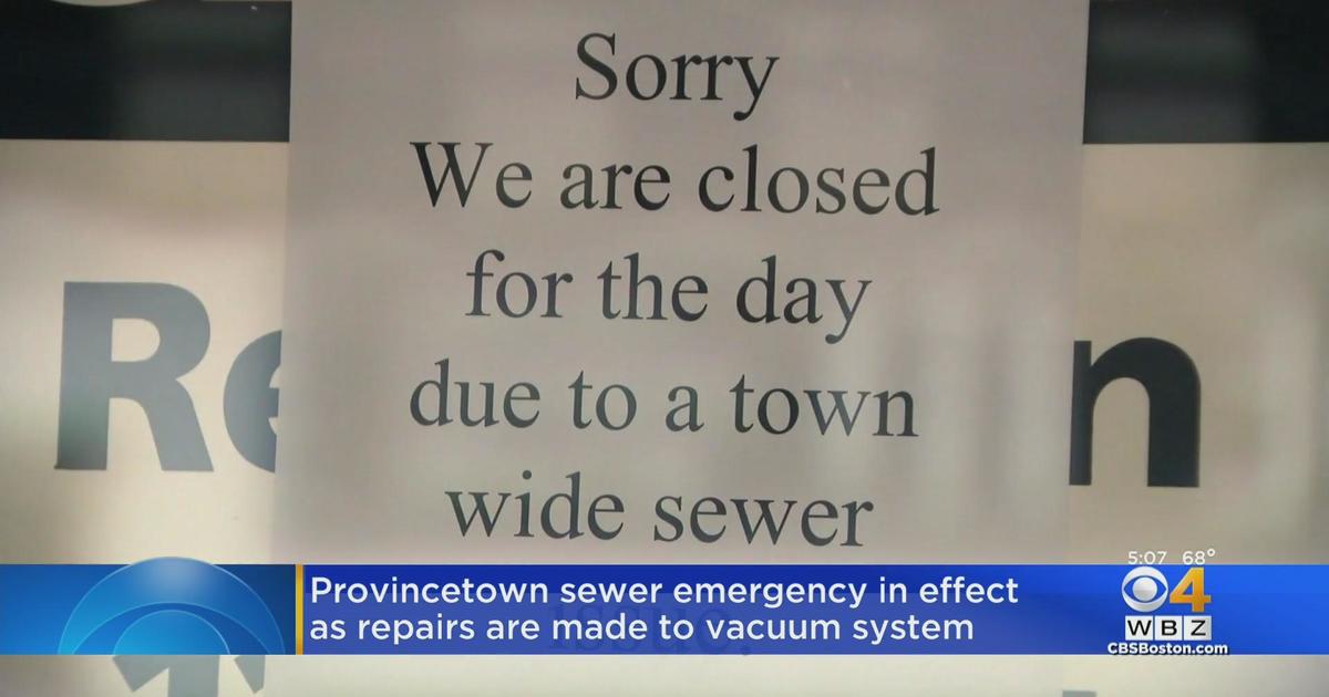 Provincetown sewer emergency enters second day - CBS Boston