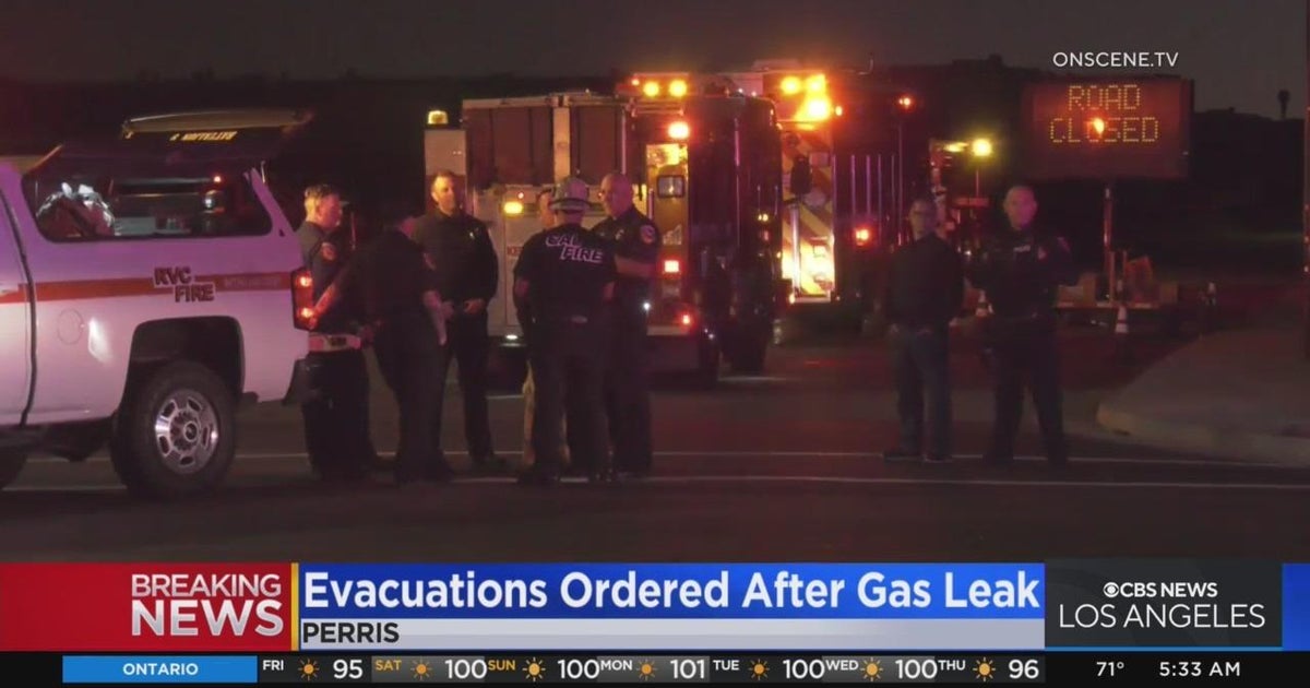 Evacuation orders lifted after chemical leak from rail car in Perris