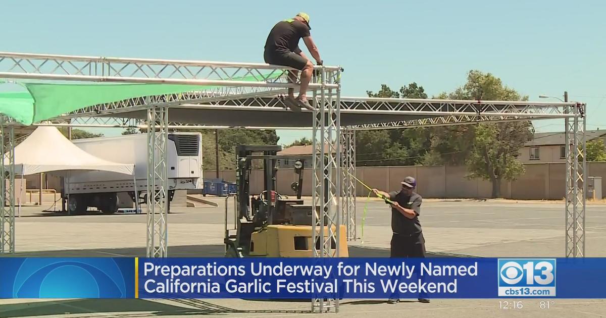 California Garlic Festival preps underway in Stockton CBS Sacramento