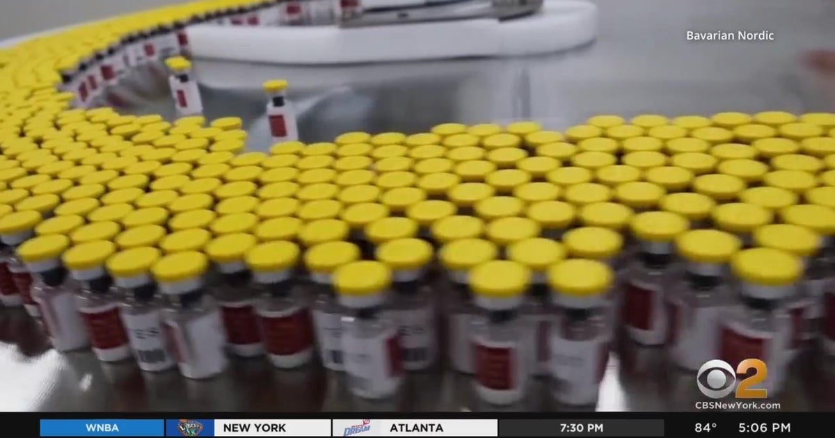 New York City, New Jersey expanding monkeypox vaccine access - CBS New York
