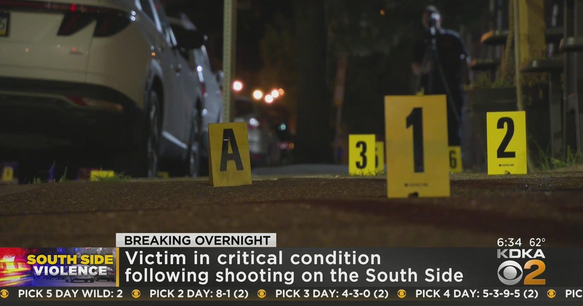 Victim in critical condition after South Side shooting - CBS Pittsburgh