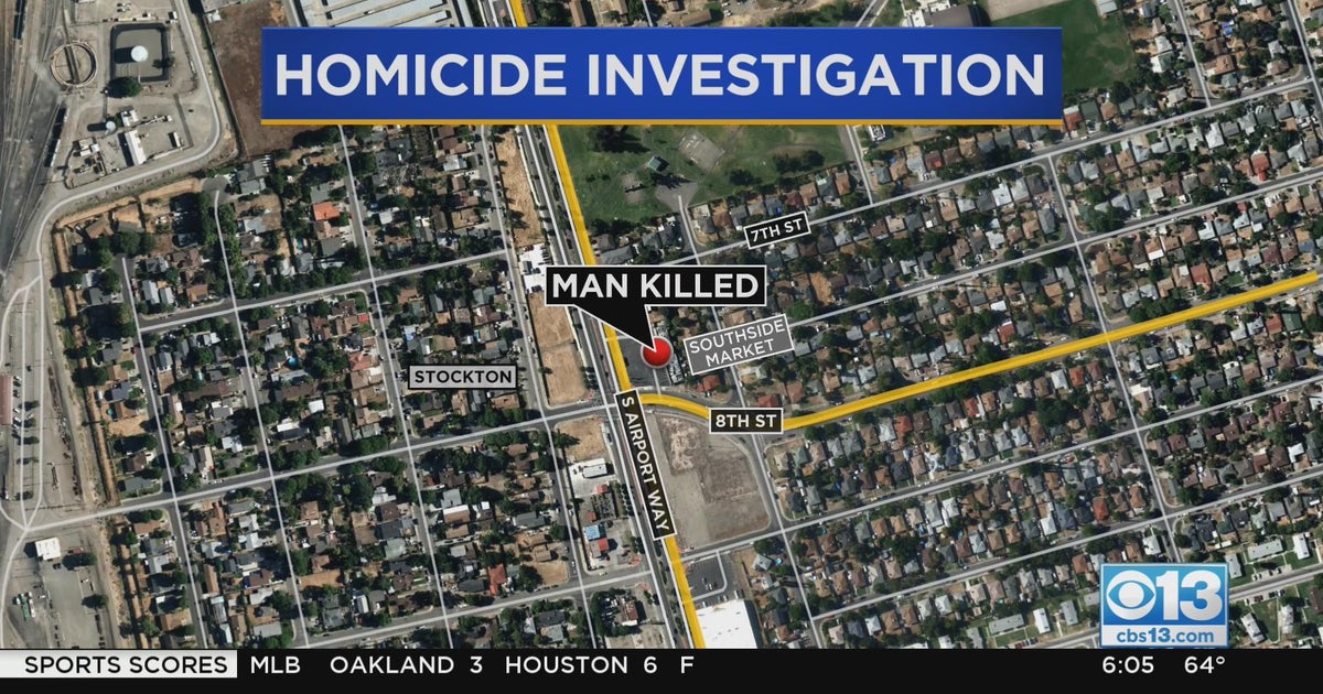 1 shot, 1 dead in shooting at Stockton market