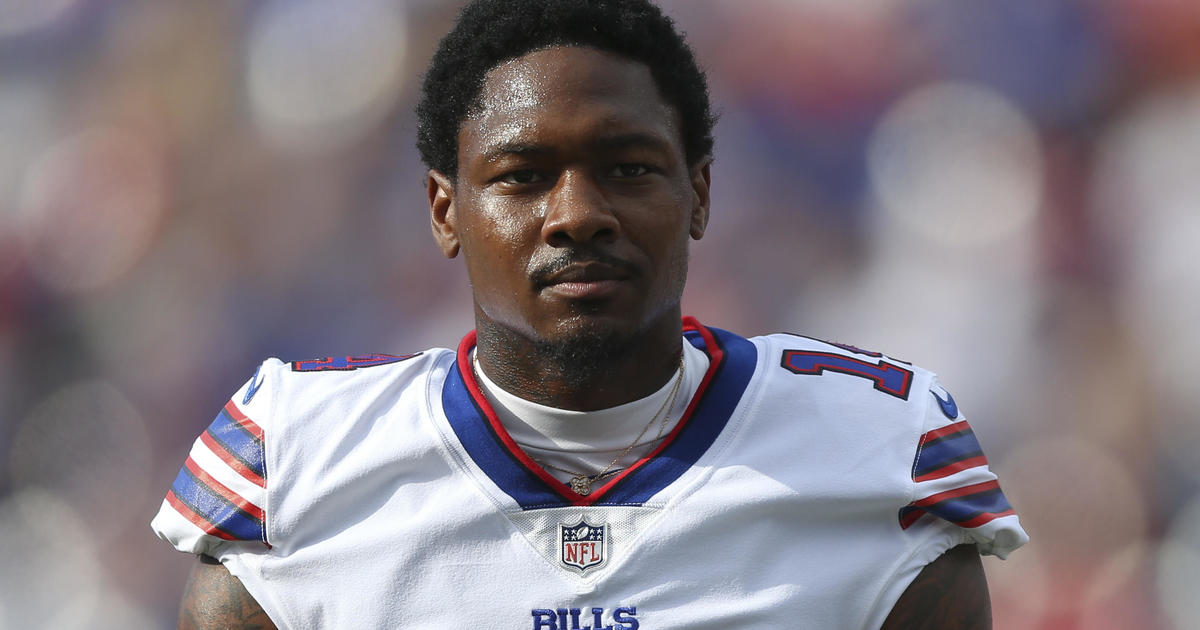 Minnesota Vikings' Stefon Diggs during the International Series NFL match  at Twickenham, London. PRESS ASSOCIATION Photo. Picture date: Sunday  October 29, 2017. See PA story GRIDIRON London. Photo credit should read:  Simon