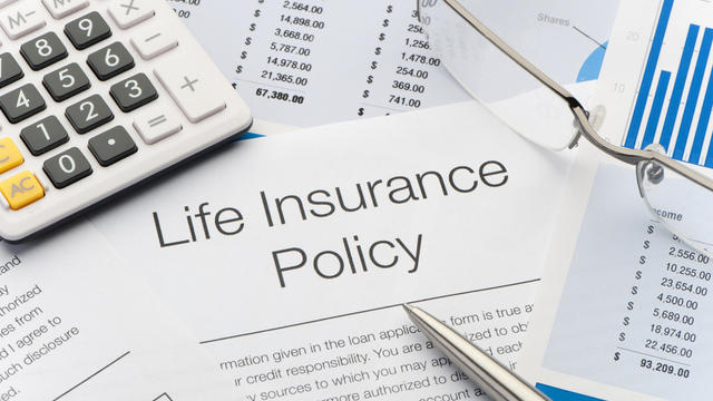 Close up of Life Insurance Policy 
