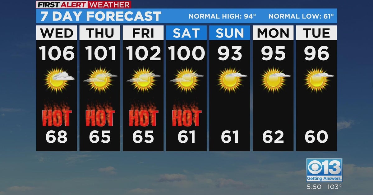 Sacramento evening weather forecast -- Aug. 16, 2022