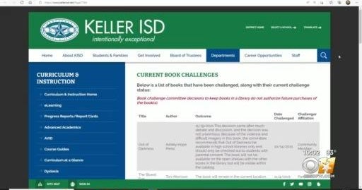Keller ISD tells school staff, librarians to pull and review books that ...