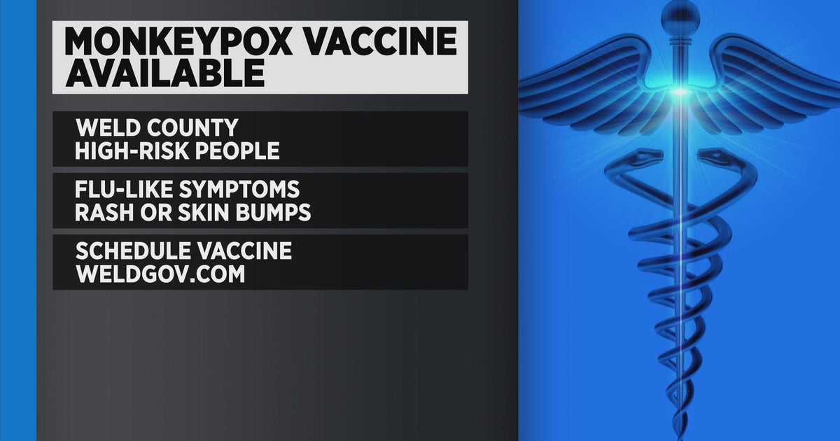 Weld County has limited amount of monkeypox vaccines - CBS Colorado