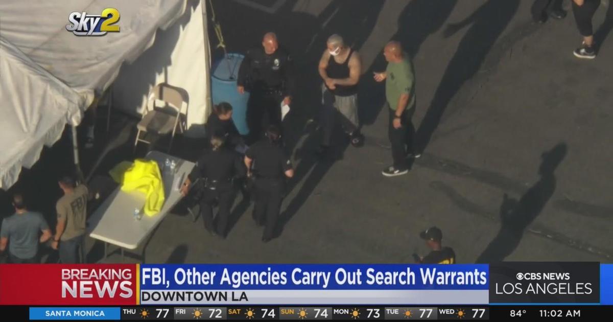 FBI, LAPD And Others Carry Out Dozens Of Search Warrants In Gang Sweep ...