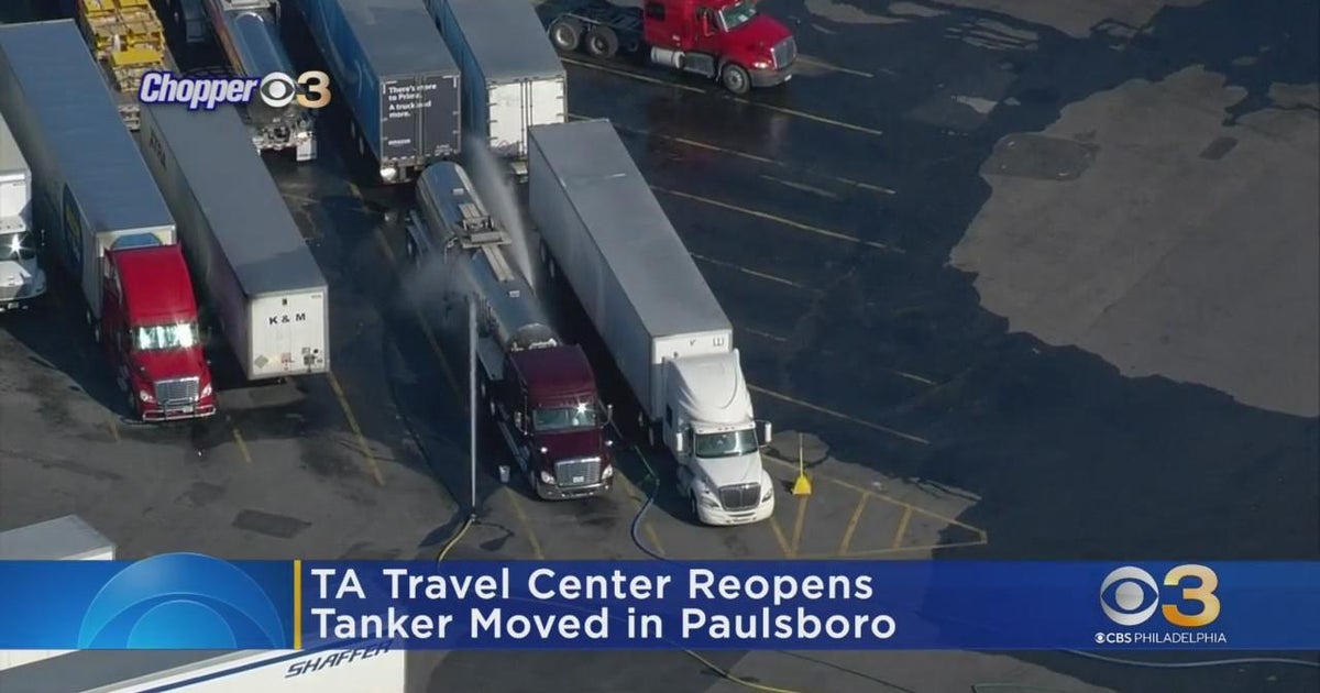 Paulsboro truck stop reopens for business after tanker released foul