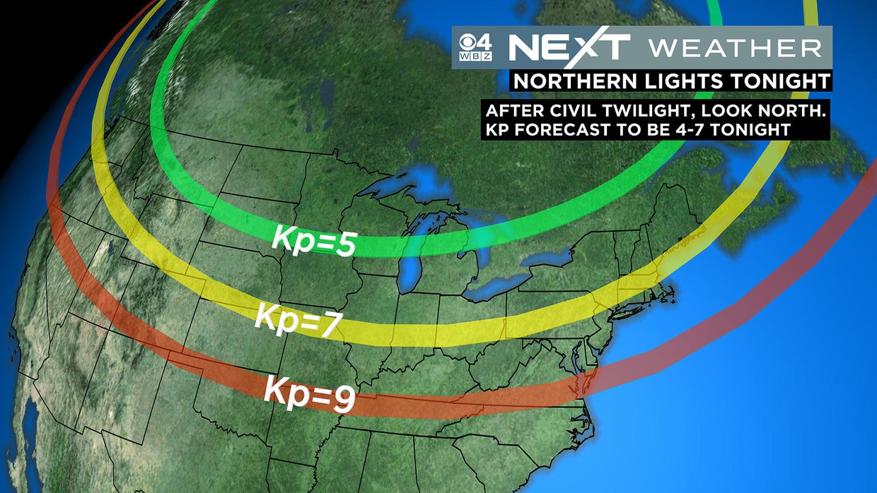 There's a chance we could see the Northern Lights Thursday night CBS