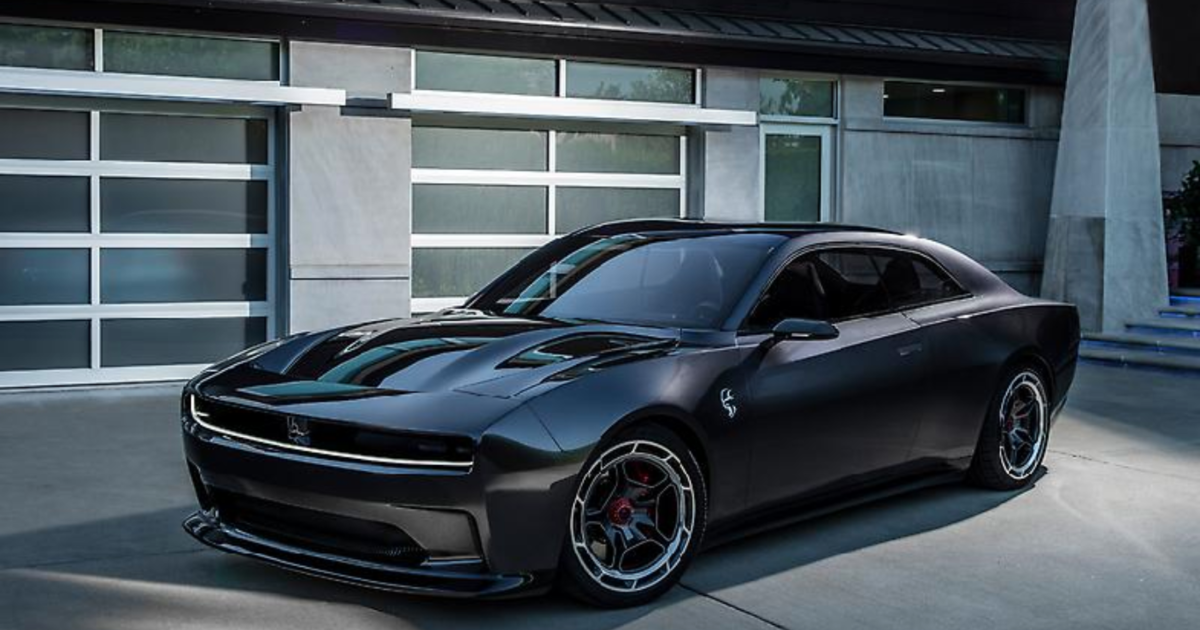 Dodge unveils a fully electric version of its Charger muscle car - CBS News