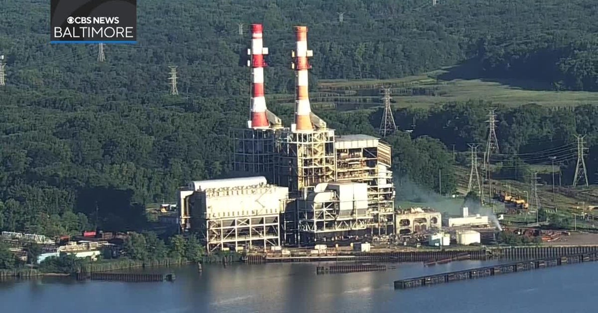 REPLAY: Implosion of former C.P. Crane power plant - CBS Baltimore