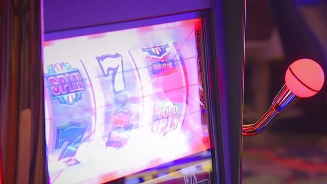Photo of a slot machine at the Sky River Casino in Elk Grove 