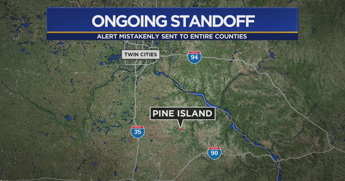 Ongoing standoff in Pine Island CBS Minnesota