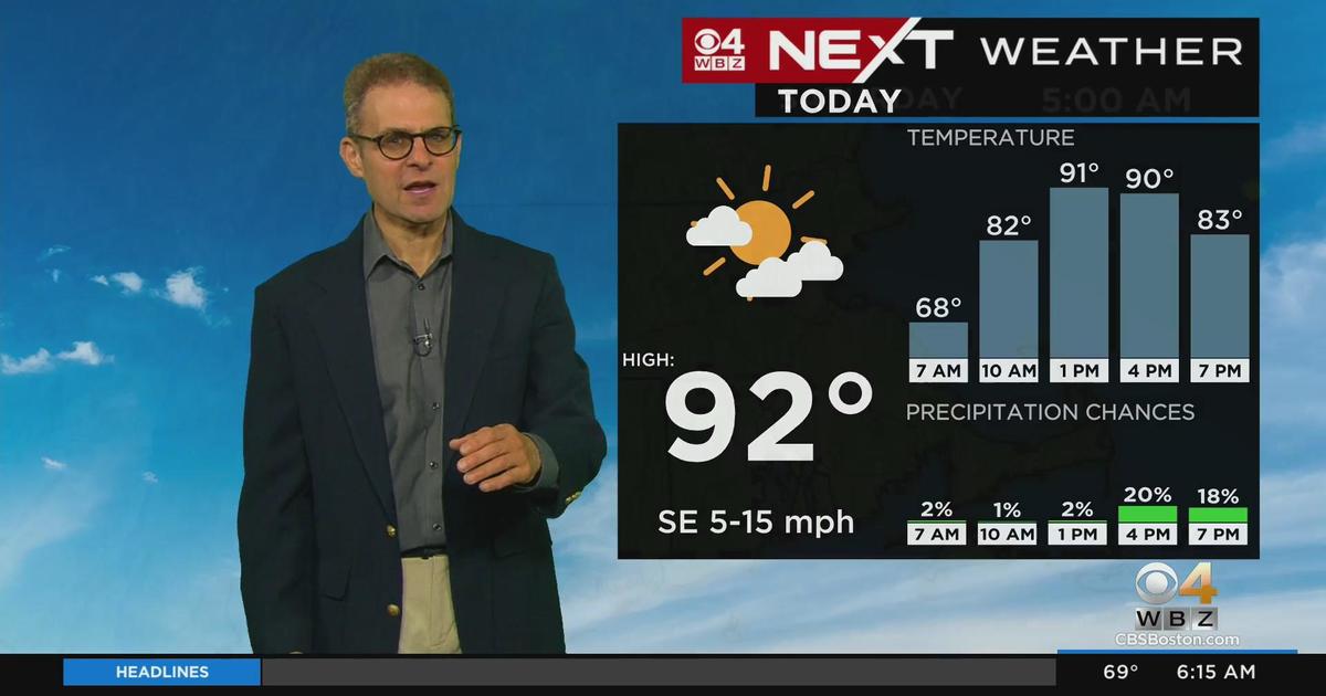 Next Weather: WBZ Morning Update For August 20 - CBS Boston