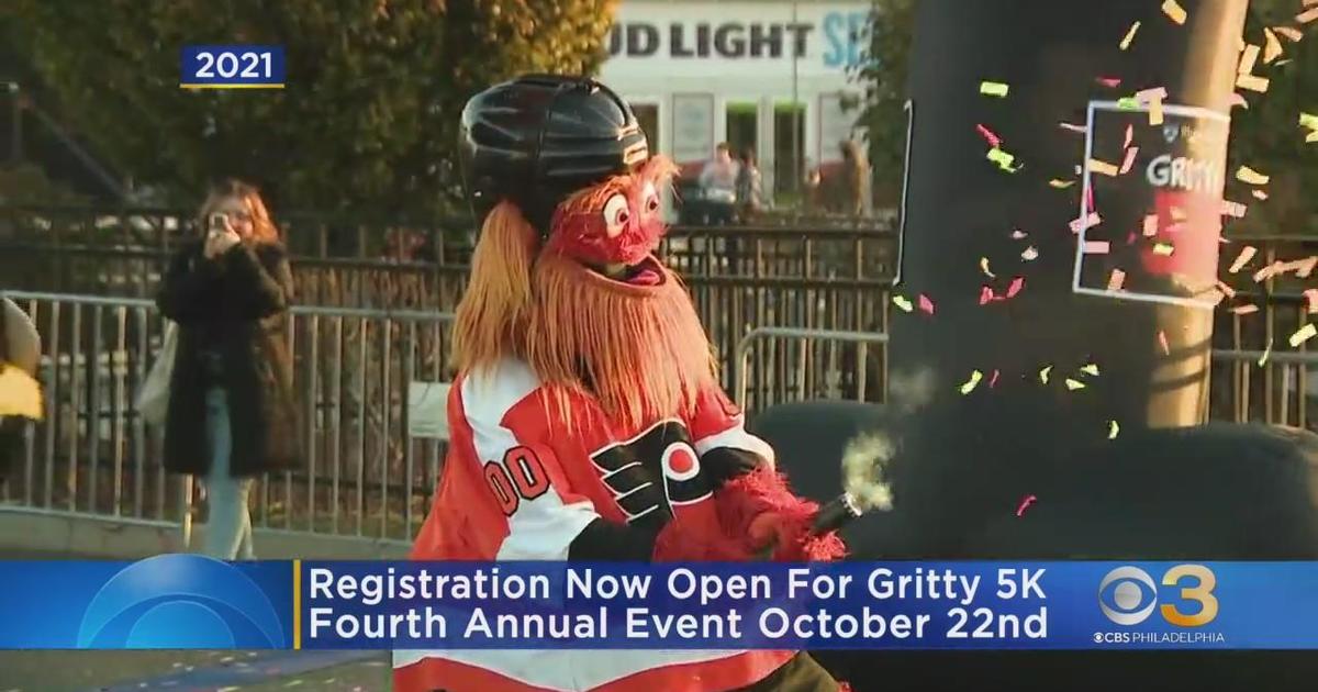 Registration opens for Gritty 5K CBS Philadelphia