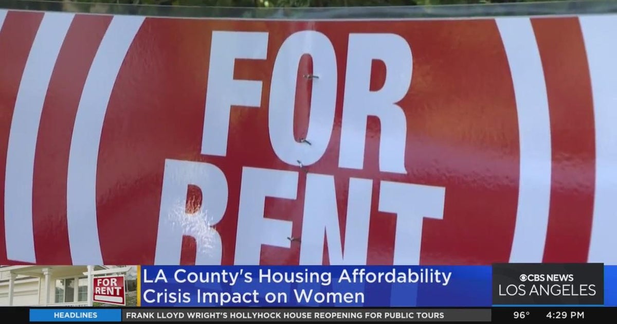 Report: Housing crisis heavily affecting women of color - CBS Los Angeles