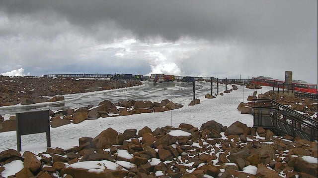 Pikes Peak August Snow 