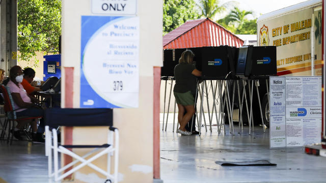 Voters Cast Ballots In The Florida Primary 
