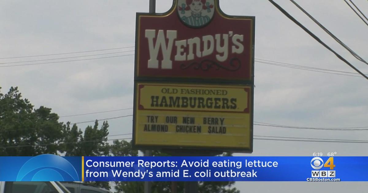 Consumer Reports Avoid eating Wendy's lettuce amid E. coli outbreak