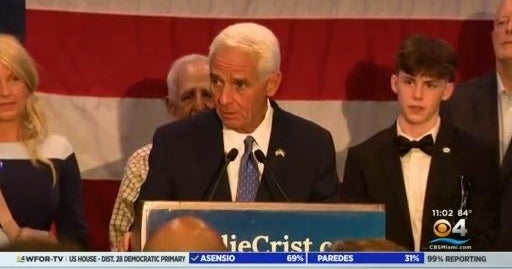 Charlie Crist rips into Gov. Ron DeSantis in Democratic key get speech