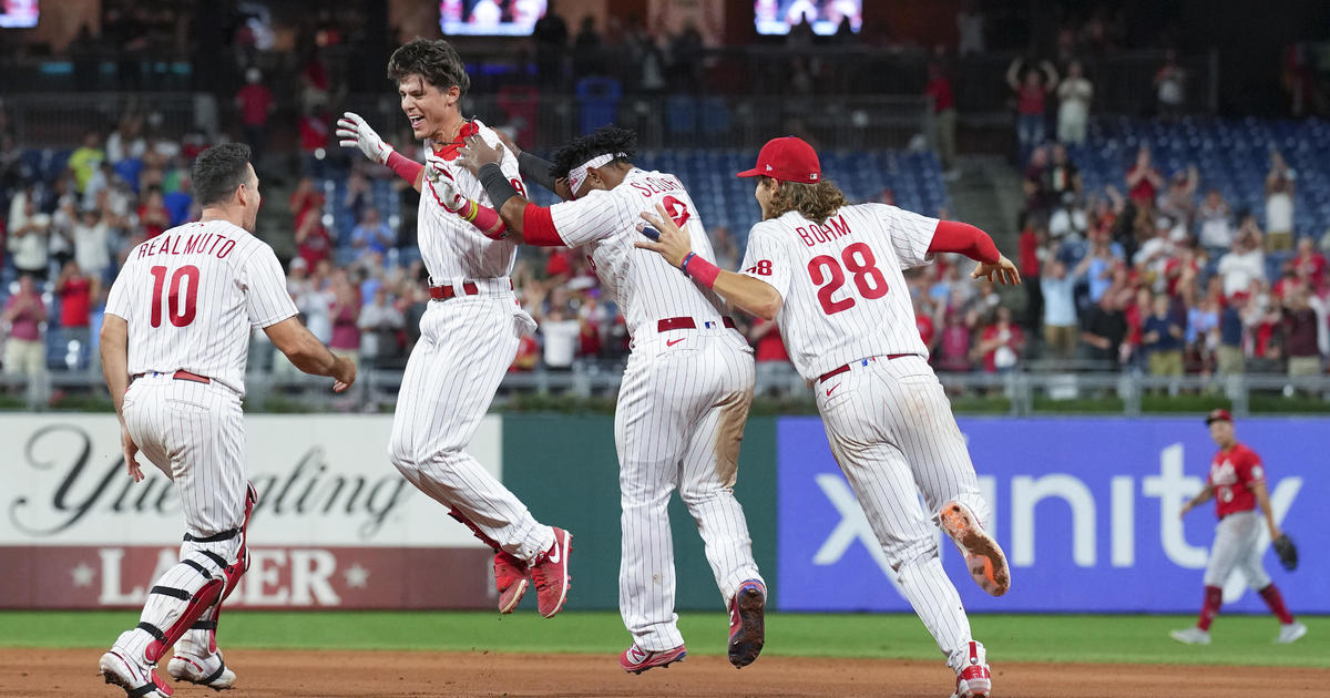 Nick Maton walks it off as Phillies' resilience on display again in win  over Reds - CBS Philadelphia