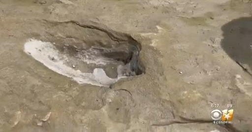 Drought uncovers new dinosaur tracks in Glen Rose CBS Texas