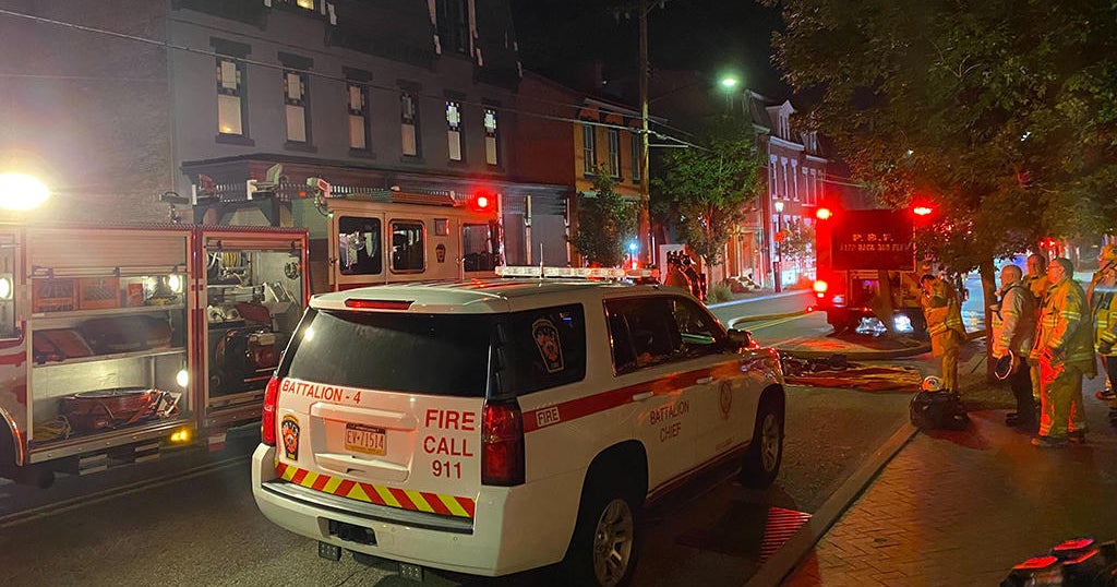 Crews respond to fire along Western Avenue on North Side - CBS Pittsburgh
