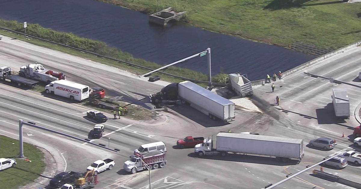 Significant accident in Hialeah Gardens involving dump truck and tractor trailer