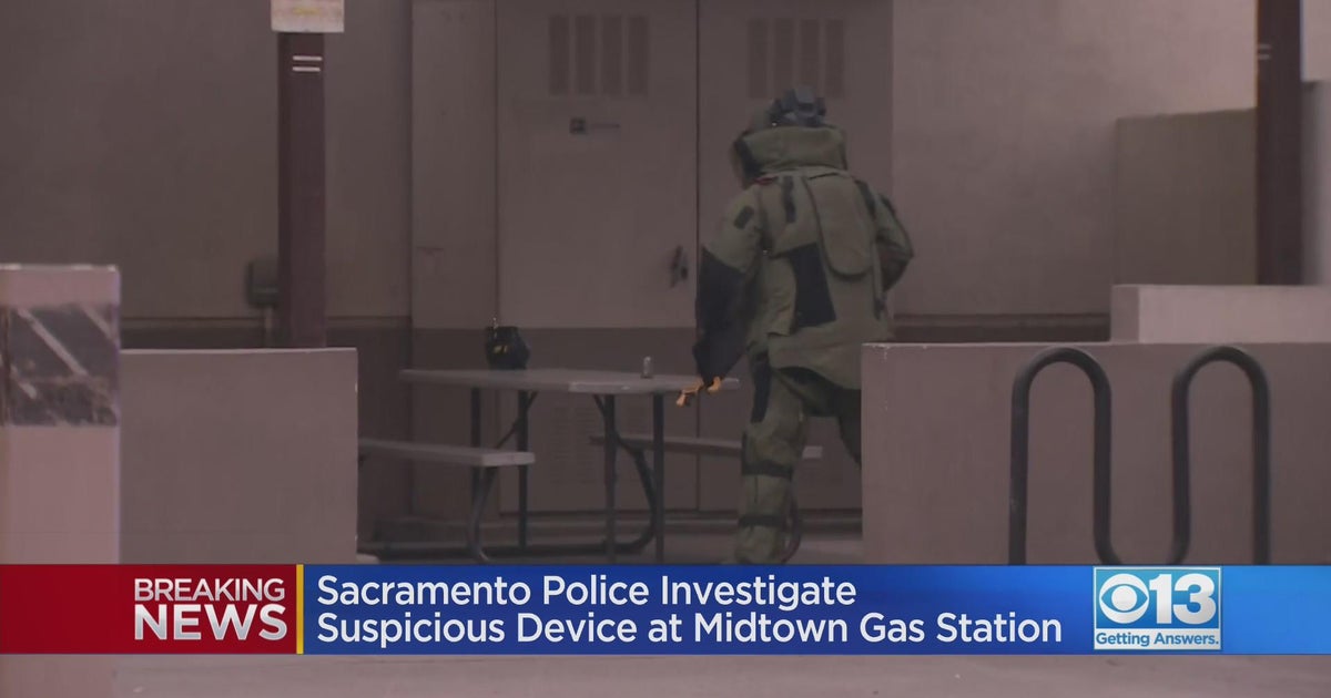 Police remove explosive from table near midtown gas station