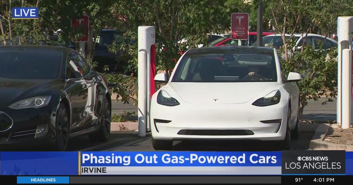 Phasing out gaspowered cars CBS Los Angeles