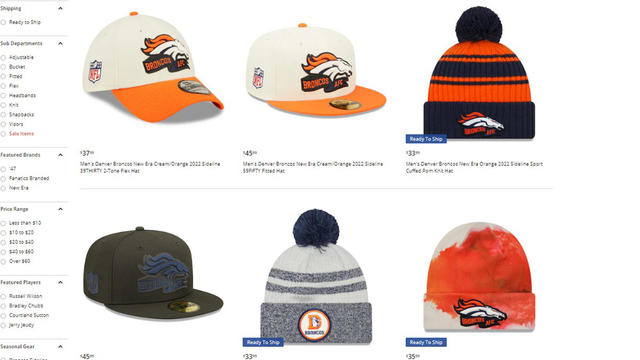 Broncos official 2022 sideline hats go on sale - CBS Colorado