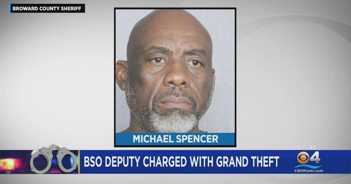 Bso Deputy Faces Grand Theft Charges Cbs Miami 