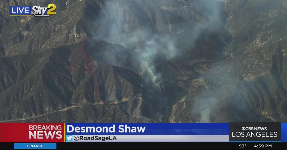 Crews Battling East Fire Burning In Angeles National Forest Above ...