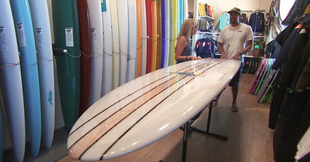 The history of surfboard design CBS News