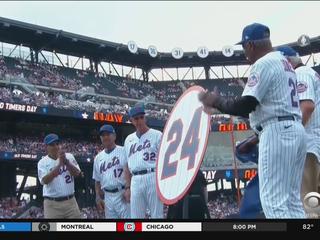 Willie Mays 24 and Keith Hernandez 17 Patch Baseball Jersey 