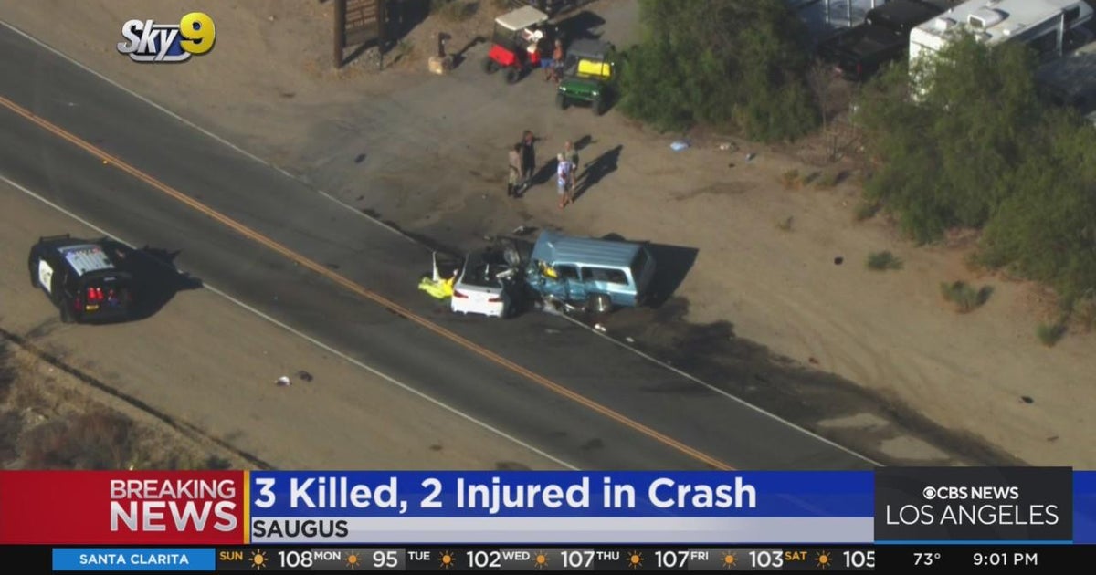 Crash kills 3 in Saugus, 2 others in critical condition CBS Los Angeles