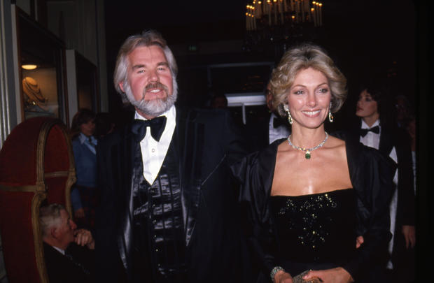 Kenny Rogers & Wife Attend An Event 