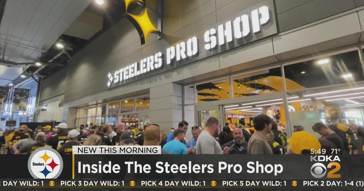 Steelers unveil 2022 fan merchandise and open new Pro Shop inside Acrisure  Stadium - CBS Pittsburgh