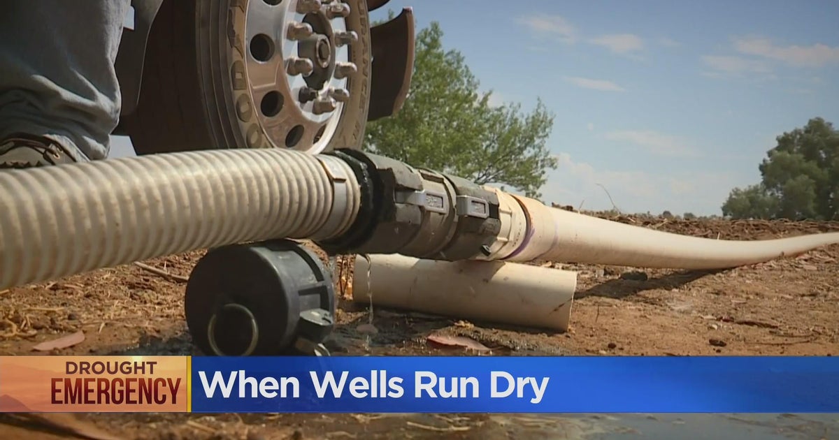 Domestic water wells going dry during drought CBS Sacramento