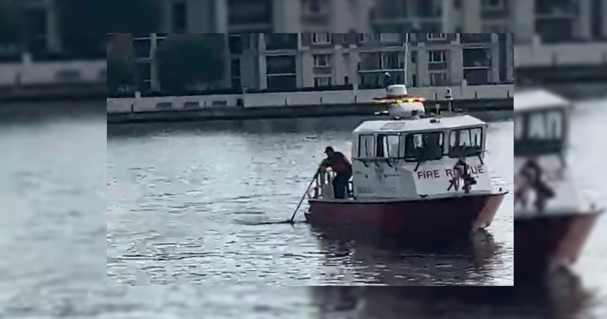 Firefighters find dead body floating in Baltimore's Inner Harbor CBS