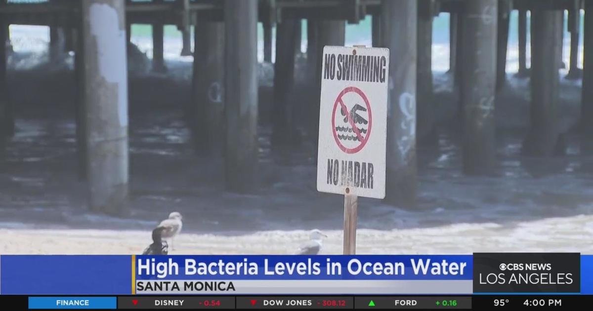 Experts warn beachgoers of high bacteria levels in ocean water - CBS ...