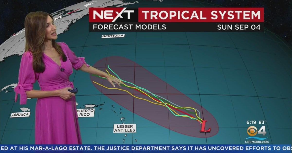 NEXT Weather forecast for Wednesday 8/31/22 6AM CBS Miami