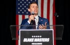 Candidate For Senate Blake Masters Holds Primary Night Event In Chandler, AZ 